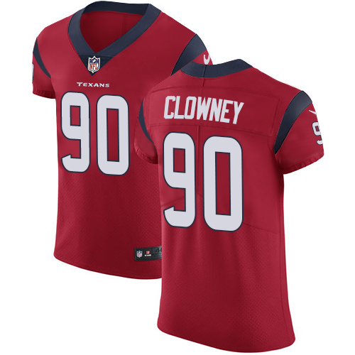 Nike Texans #90 Jadeveon Clowney Red Alternate Men's Stitched NFL Vapor Untouchable Elite Jersey